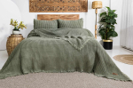 Voodikate, koos padjap&uuml;&uuml;ridega Mijolnir Norah 157SHS5459, khaki v., 240 cm x 260 cm