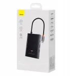 USB jaotur Baseus PioneerJoy USB-C 8w1, 24 cm