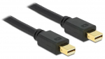 Juhe Delock Mini Displayport to Mini Displayport Mini Display port male, Mini display port male, 2 m, must v.