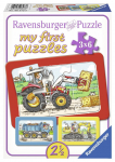 Pusle 3in1 Ravensburger Mini My First Puzzle 065738, 17 cm x 11 cm, 18 tk, mitmev&auml;rviline