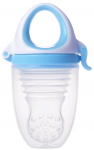 V&auml;rske toidu s&ouml;&ouml;tja Kidsme Food Feeder Plus, 6+ kuud, silikoon/pol&uuml;prop&uuml;leen (pp), helesinine