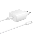 Reisilaadija Samsung EP-TA845XWE, USB Type C, 100 cm, valge v., 45 W