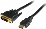 Kaabel StarTech High Speed HDMI HDDVIMM5M HDMI, DVI-D, 5 m, must v.