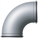 Ventilatsiooni torup&otilde;lv Lindab, 90 &deg;