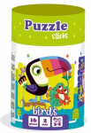 Hariv m&otilde;istatus Roter Kafer Puzzle Sticks Birds, mitmev&auml;rviline, 16 tk
