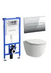 Wc poti komplekt krohvialune Laufen Pro Rimless, 14 cm x 50 cm
