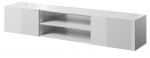 TV-laud Cama Meble Slide, valge v., 200 cm x 40 cm x 37 cm