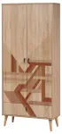 Riidekapp Kalune Design City Flow, mitmev&auml;rviline, 45 cm x 80 cm x 190 cm