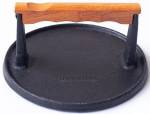 Hamburgeri press &bdquo;Texas Club&ldquo; Cast Iron Grill Press Presscast, 18 cm x 18 cm x 9 cm