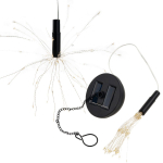 Rippuv p&auml;ikesepaneeliga valgusti Dandelion TG66764, IP44, must v.