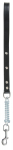 Koera rihm Zolux Spring Lead, must v., 0.5 m x 25 mm