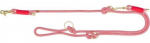 Koera rihm Trixie Soft Rope 1984103, punane v./liivakarva pruun v., S/XL