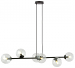 Valgusti rippuv Emibig Rossi 6, E14, 6 x 10 W, must v.