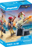 Figuriin Playmobil Pirates Cannon Master 71421, 20 tk, mitmev&auml;rviline