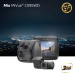 Autovideoregistraator kahe kaameraga Mio MiVue&trade; C595WD | Full HD | HDR | Rear Cam | Wi-Fi | GPS | Parking mode | Speedcam alert