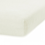 Voodilina Restilo Ruby, kreemjasvalge, 100/120 x 200 cm, kummiga