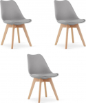Toolide komplekt Leobert Mark, hall v./pruunikas v., 45 cm x 49 cm x 82 cm, 3 tk