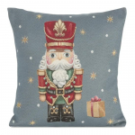 J&otilde;ulu dekoratiivne padjakate 6081, kuldne/punane/hall, 45 cm x 45 cm