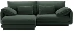 Nurgadiivan Micadoni Torino Structured, roheline v., vasak, 220 x 170 cm x 83 cm