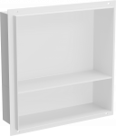 Sisseehitatav seinariiul Mexen X-Wall-NR, 10 cm x 30 cm x 30 cm, valge v.