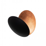 Valgusti seinale Opviq Yosma 13639, LED, 3000 &deg;K, 1 x 5 W, pronks v./must v.