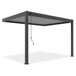 Aiatelk Pergola Elegance Wall, 400 x 256 cm, antratsiit v./helehall v.