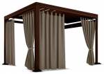 Paviljoni kardin ZMOH-04, 155 x 220 cm, pruun v./beež v.