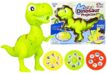 Joonistusprojektor, koos tarvikutega, dinosaurus Lean Toys 2in1, roheline
