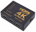 Videosignaali jagaja RoGer RG-HDMI-SW5IN1-BK, 4K x 2K