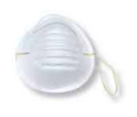 Respiraator, koos ventiiliga Yato FFP2, valge v., Universaalne, 3 tk