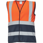 Vest meeste Cerva Lynx Duo HV, sinine/oranž, XL suurus
