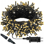 J&otilde;ulutuled Springos CL0544, 27.5 m, soe valge / k&uuml;lm valge v., 500 LED, Roheline v.