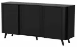 Kummut Cama Volare, must v., 75 cm x 151 cm x 39 cm