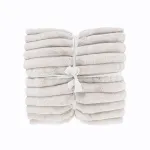 Pleed Domoletti Luxury Stripes, helehall v., 150 cm x 200 cm
