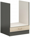 Alumine k&ouml;&ouml;gikapp Junona Line, tamm v., 51 cm x 60 cm x 82.5 cm