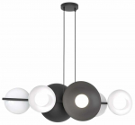 Valgusti rippuv Emibig Volum 1484/6, G9, 6 x 8 W, must v.