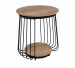 Kohvilaud M&M Grania, pruun v./must v., 35 cm x 35 cm x 40 cm