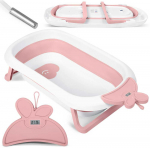 Kokkupandav beebivann Ricokids RK-282, valge v./roosa v., 96 cm