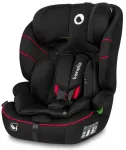 Kahjustatud pakendiga toode. Turvatool Lionelo Levi i-Size, must v./punane v., 9 - 36 kg