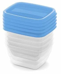 Toiduainekarbi komplekt Curver Vedo 0803844051, 0.25 l, 10 cm x 8 cm, sinine v., 5 tk
