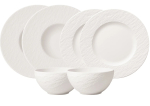 L&otilde;unaserviis Villeroy & Boch Rock, portselan, valge v., 6 tk.