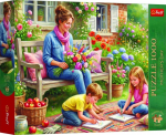 Pusle Trefl Family in the Garden, 68 cm x 48 cm, 1000 tk