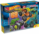 Pusle Lisciani HOT WHEELS, 70 cm x 50 cm, 60 tk