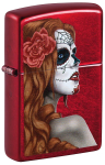 Tulemasin Zippo Day Of The Dead 28830, punane v.