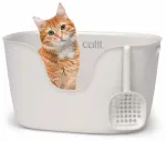 Kassi liivakast Catit Loo, valge v., avatud, 36.5 cm x 58.5 cm x 33.5 cm