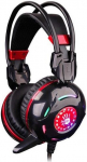 Juhtmega m&auml;nguri peakomplekt A4Tech Bloody G300 Blazing, must v./punane v.