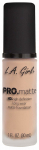 Vedel jumestuskreem L.A. Girl PRO Matte Foundation, elevandiluu, glm715 porcelain, 30 ml