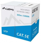 Juhe Lanberg Patch UTP CAT5e LCU5-10CC-0305-S, Nėra, 305 m, hall v.