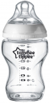 Lutipudel Tommee Tippee Closer To Nature, 250 ml, 0 kuud, l&auml;bipaistev v.