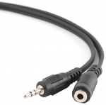 Juhe Gembird 3.5mm Stereo 3.5 mm stereo male, 3.5mm female, 1.5 m, must v.